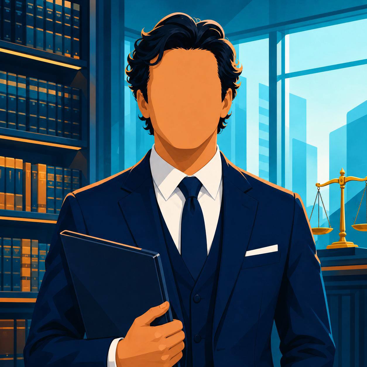 The Counsel — legal advisor in a chambers library